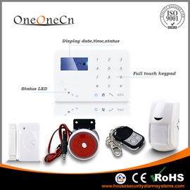 Dahili 433MHZ Kablosuz Güvenlik Alarm Sistemi Akıllı sesli anons cihazı GSM
