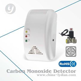 CE Yarı İletkenli Gaz Dedektörü Alarm Sesli / Flaşlı Alarm, Kapanma Vana, Fanlı
