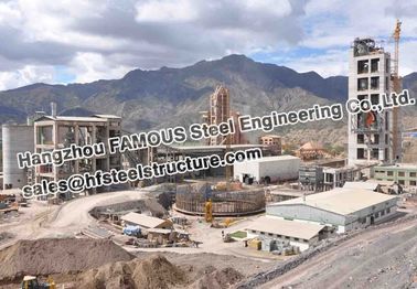 Endüstriyel Yapısal Çelik Fabrikasyon Bolivya Çimento Fabrikası