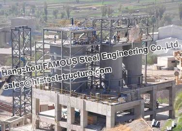 Endüstriyel Yapısal Çelik Fabrikasyon Bolivya Çimento Fabrikası